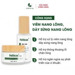 Công dụng combo viêm nang lông Follicas