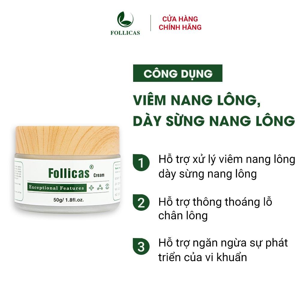 Công dụng kem bôi viêm nang lông Follicas