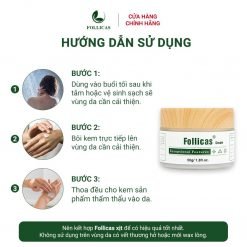 Hướng dẫn sử dụng kem bôi viêm nang lông Follicas